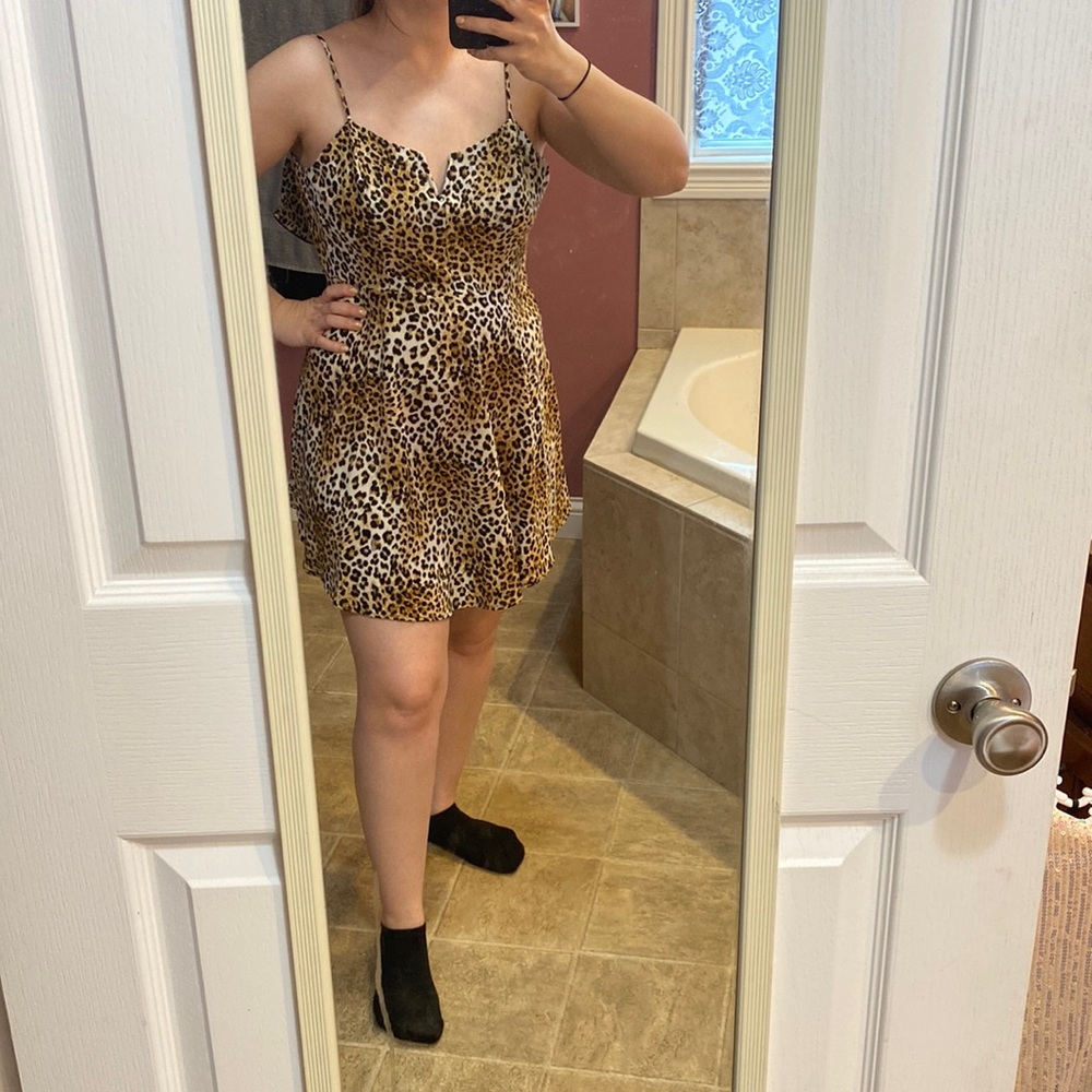 Cheetah mini dress